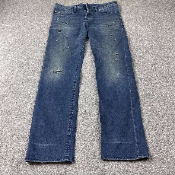 DIESEL Buster Denim Jeans Regular Slim Tapered Men’s Size W31 L32 - Picture 3 of 14